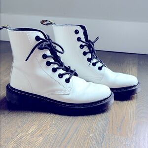 Dr. Martens Luana White Combat Boots